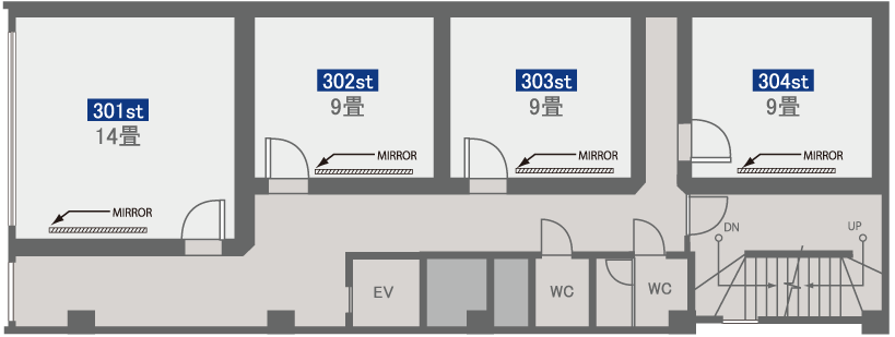 西大須 3F フロア図