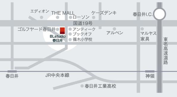 BLstudio春日井 地図